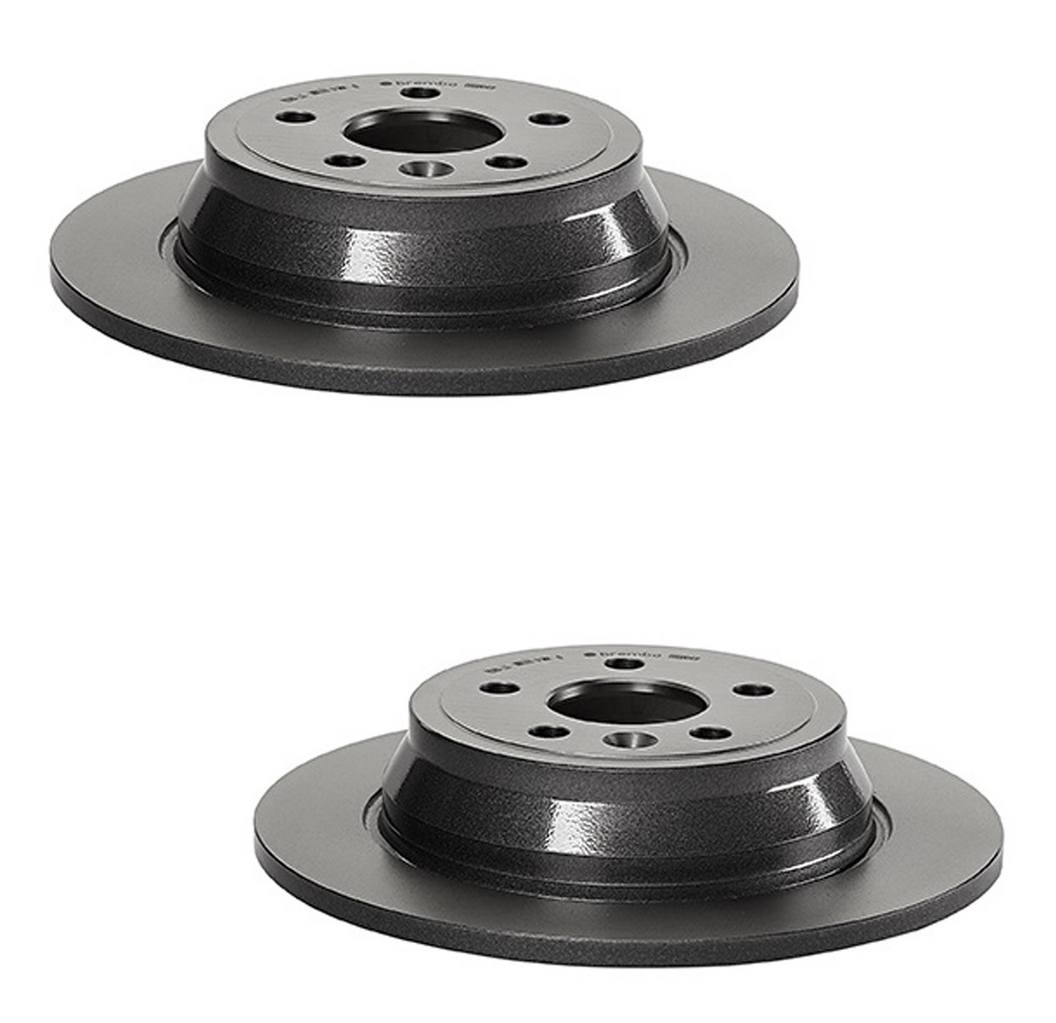 Land Rover Brembo Brakes Kit - Pads and Rotors Rear (302mm) (Low-Met) LR043714 - Brembo 3724680KIT